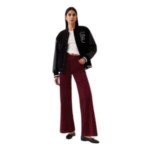 GAP  High Rise Corduroy Stride Wide-Leg Pants 10T